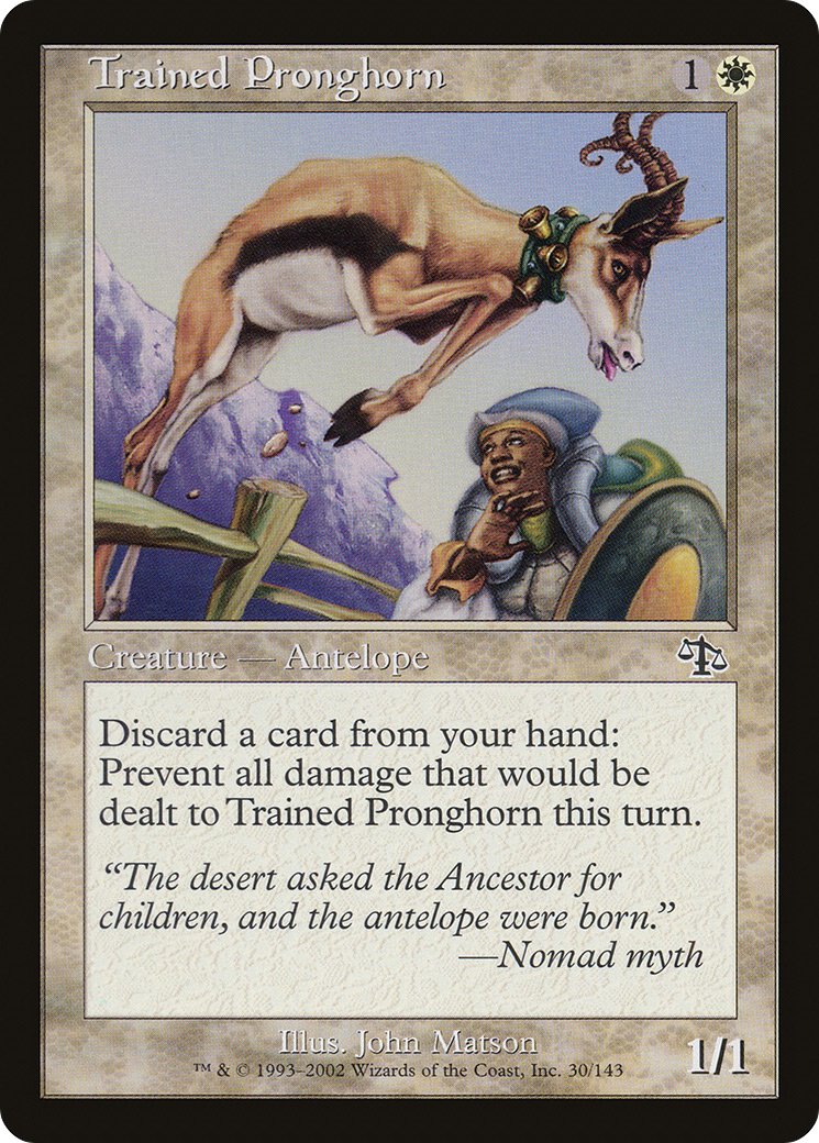 Image of Trained Pronghorn (JUD-030) - Judgment Foil