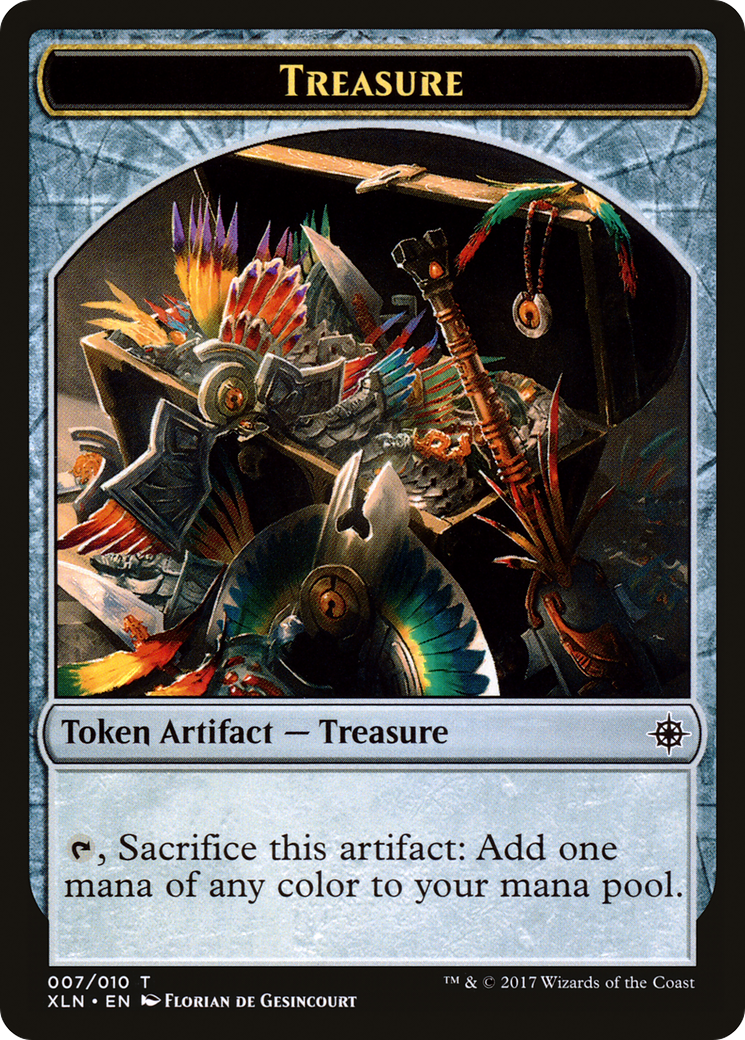 Image of Treasure Token (007) (XLN-007) - Ixalan Tokens