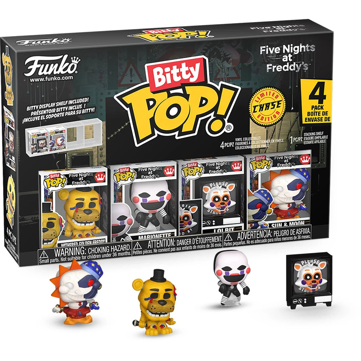 Image of Five Nights at Freddy's Springtrap Funko Bitty Pop! Mini-Figure 4-Pack