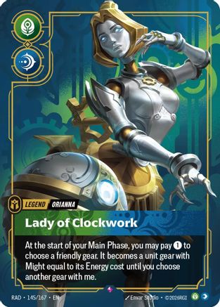 Image of Orianna, Lady of Clockwork (145/167) - Radiance Foil