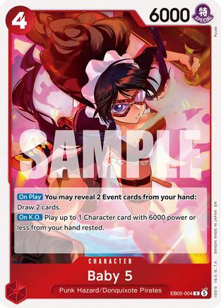 Image of Baby 5 (EB05-004) - Extra Booster: One Piece Heroine's Edition Vol. 2 Foil