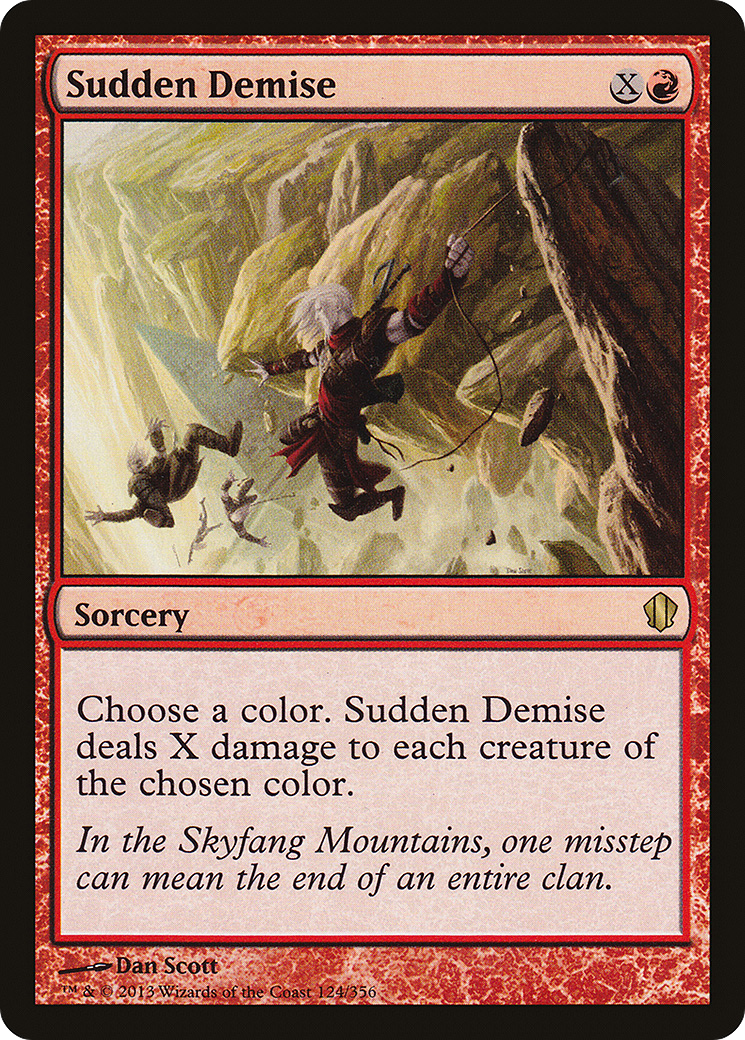 Image of Sudden Demise (C13-124) - Commander 2013