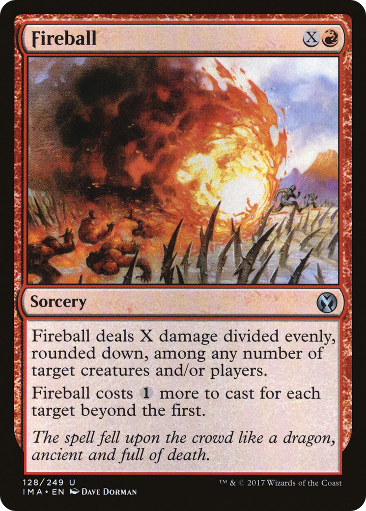 Image of Fireball (IMA-128) - Iconic Masters Foil