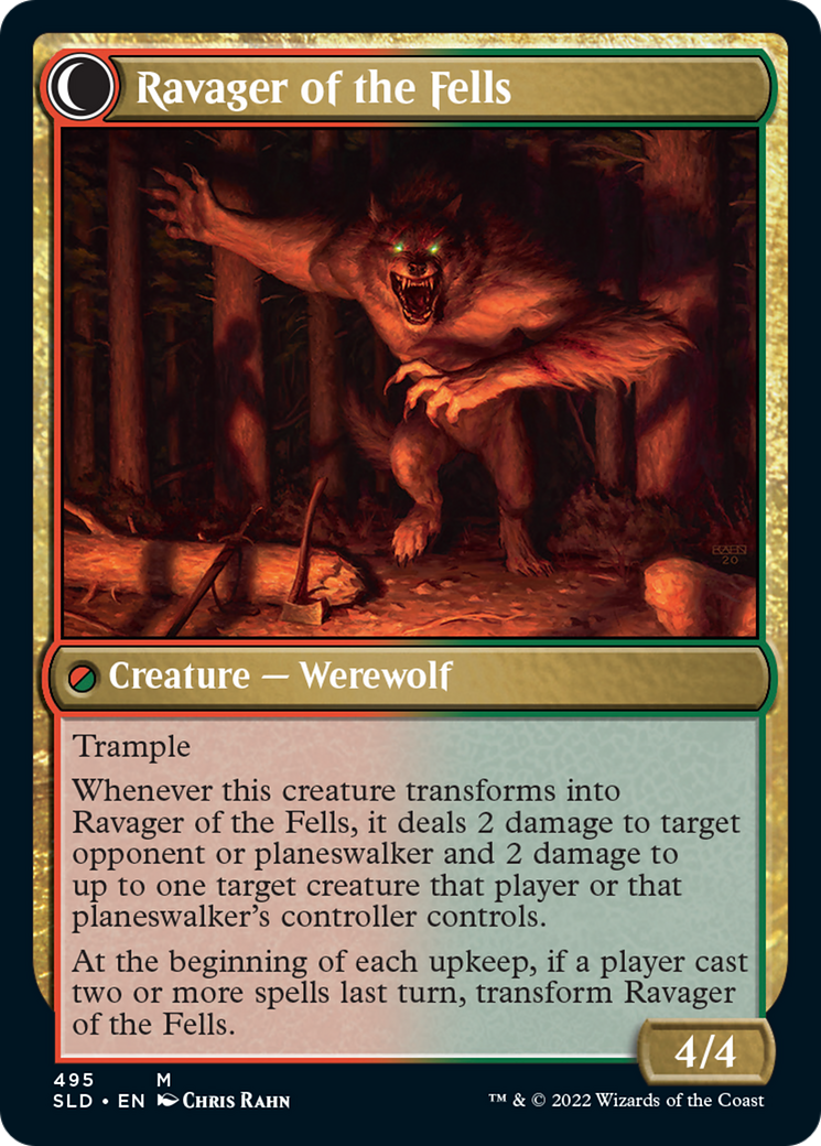 Image of Huntmaster of the Fells (SLD-495) - Secret Lair Drop: (Double Faced Transform)