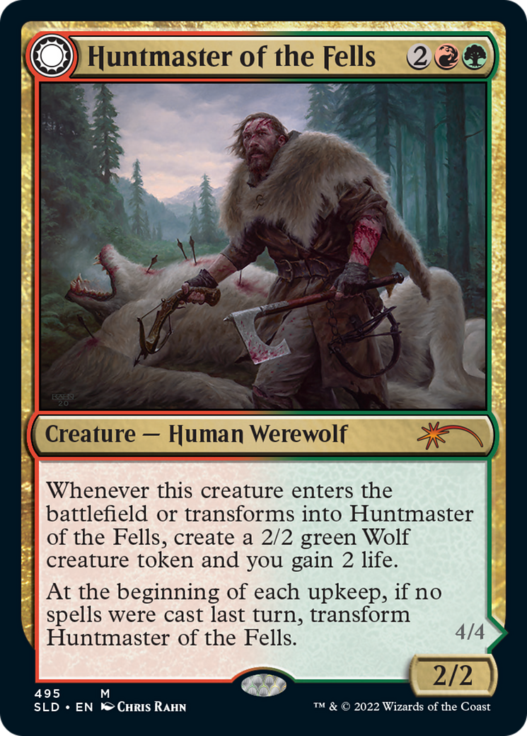 Image of Huntmaster of the Fells (SLD-495) - Secret Lair Drop: (Double Faced Transform)