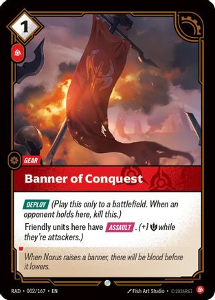 Image of Banner of Conquest (002/167) - Radiance