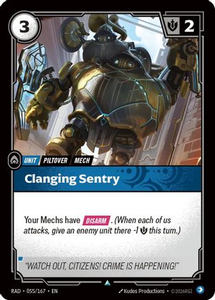 Image of Clanging Sentry (055/167) - Radiance