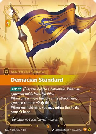 Image of Demacian Standard (156/167) - Radiance Foil