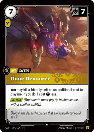 Image of Dune Devourer (125/167) - Radiance Foil