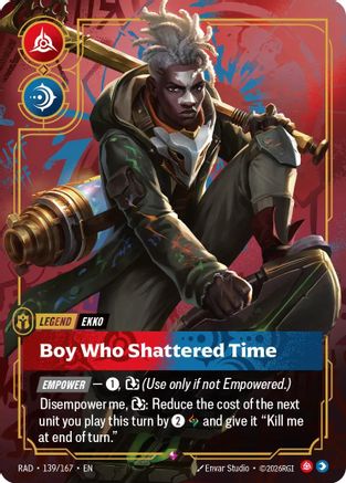 Image of Ekko, Boy Who Shattered Time (139/167) - Radiance Foil