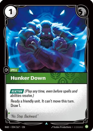 Image of Hunker Down (034/167) - Radiance Foil