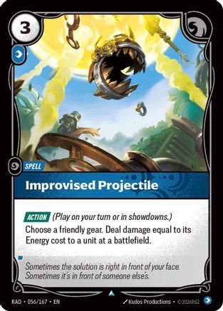 Image of Improvised Projectile (056/167) - Radiance