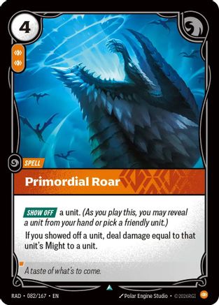Image of Primordial Roar (082/167) - Radiance Foil