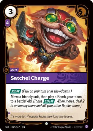 Image of Satchel Charge (096/167) - Radiance