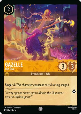 Image of Gazelle - Pop Diva (4/204) - Hyperia City