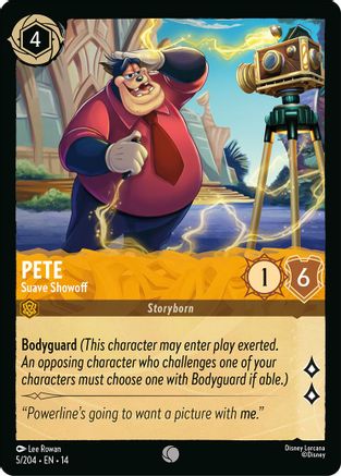 Image of Pete - Suave Showoff (5/204) - Hyperia City Cold Foil