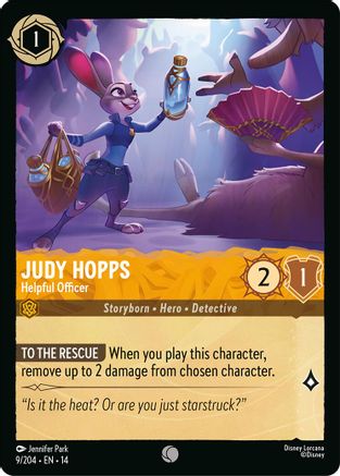 Image of Judy Hopps - Helpful Officer (9/204) - Hyperia City