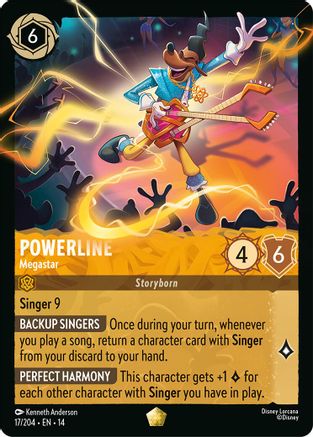 Image of Powerline - Megastar (17/204) - Hyperia City Cold Foil