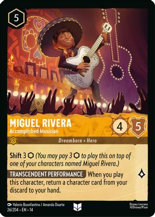 Image of Miguel Rivera - Accomplished Musician (26/204) - Hyperia City Cold Foil