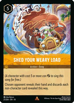 Image of Shed Your Weary Load (27/204) - Hyperia City Cold Foil