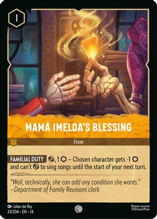 Image of Mama Imelda's Blessing (33/204) - Hyperia City Cold Foil