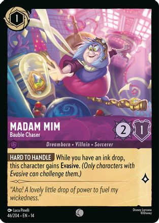 Image of Madam Mim - Bauble Chaser (46/204) - Hyperia City Cold Foil