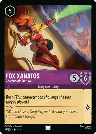 Image of Fox Xanatos - Charismatic Outlaw (49/204) - Hyperia City