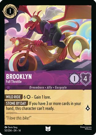 Image of Brooklyn - Full Throttle (50/204) - Hyperia City Cold Foil