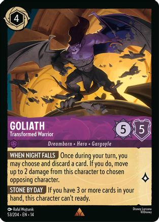 Image of Goliath - Transformed Warrior (53/204) - Hyperia City Cold Foil