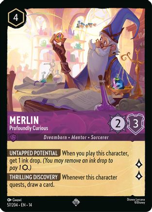 Image of Merlin - Profoundly Curious (57/204) - Hyperia City Cold Foil