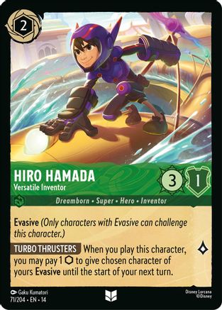 Image of Hiro Hamada - Versatile Inventor (71/204) - Hyperia City Cold Foil