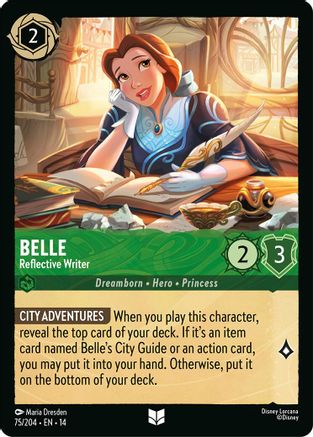 Image of Belle - Reflective Writer (75/204) - Hyperia City Cold Foil
