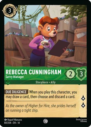 Image of Rebecca Cunningham - Savvy Manager (80/204) - Hyperia City