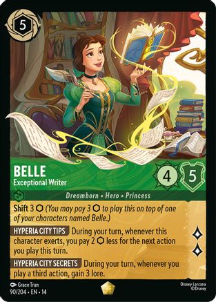 Image of Belle - Exceptional Writer (90/204) - Hyperia City