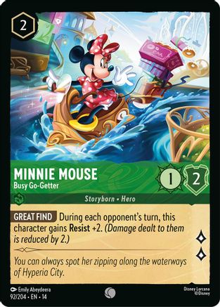 Image of Minnie Mouse - Busy Go-Getter (92/204) - Hyperia City