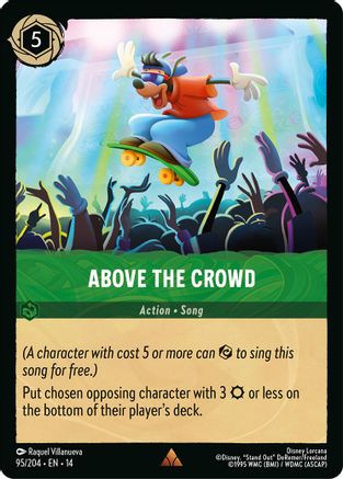 Image of Above the Crowd (95/204) - Hyperia City Cold Foil
