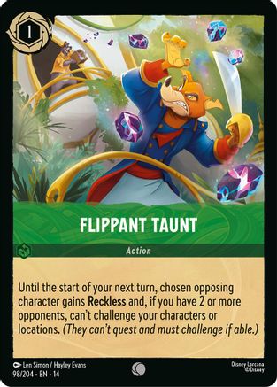 Image of Flippant Taunt (98/204) - Hyperia City