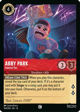 Image of Abby Park - Intense Fan (104/204) - Hyperia City