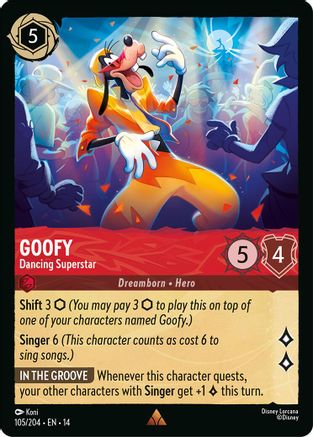 Image of Goofy - Dancing Superstar (105/204) - Hyperia City