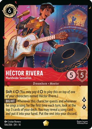Image of Hector Rivera - Worldwide Sensation (106/204) - Hyperia City
