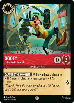 Image of Goofy - Enthusiastic Tourist (111/204) - Hyperia City
