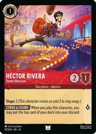 Image of Hector Rivera - Street Musician (117/204) - Hyperia City