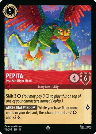 Image of Pepita - Imelda's Right Hand (119/204) - Hyperia City Cold Foil