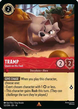 Image of Tramp - Quick on His Feet (122/204) - Hyperia City