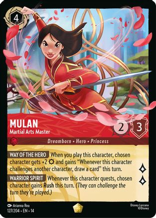 Image of Mulan - Martial Arts Master (127/204) - Hyperia City