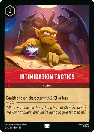 Image of Intimidation Tactics (128/204) - Hyperia City Cold Foil