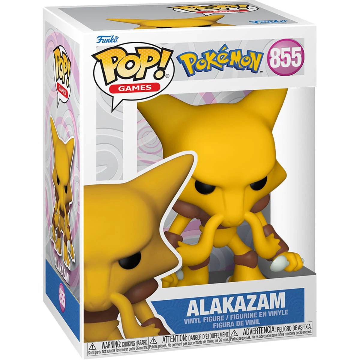 Image of Pokémon Alakazam Funko Pop! Vinyl Figure #855