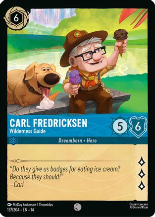Image of Carl Fredricksen - Wilderness Guide (137/204) - Hyperia City Cold Foil