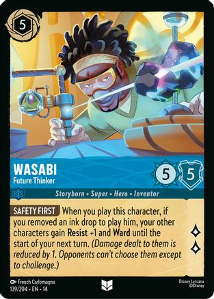 Image of Wasabi - Future Thinker (139/204) - Hyperia City Cold Foil