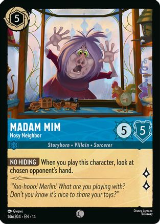 Image of Madam Mim - Nosy Neighbor (146/204) - Hyperia City Cold Foil